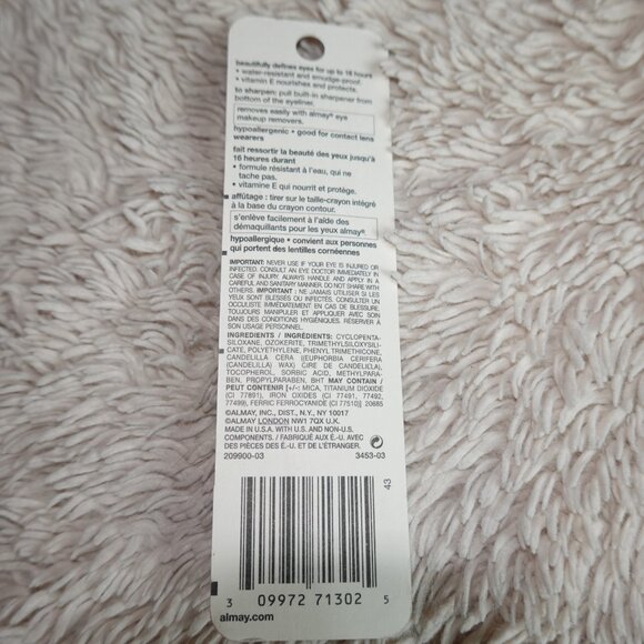 Almay Eye Liner Crayon Contour, 207 Brown, Built-In Sharpener, NWT - Picture 2 of 2